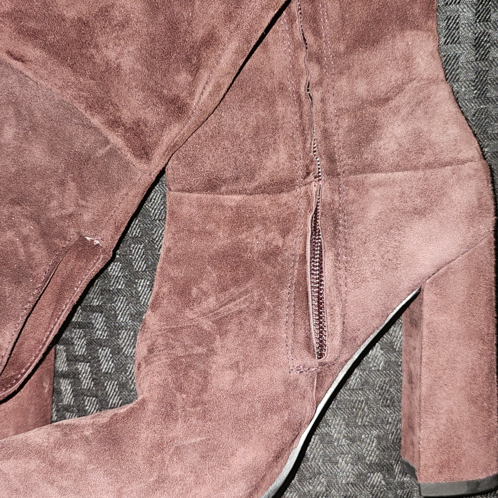 Marc Fisher Women's Suede (Not Faux Suede) Over The Knee Length Boots